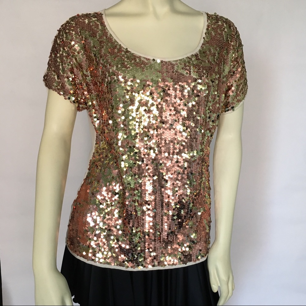 Express Mesh Spangle Top